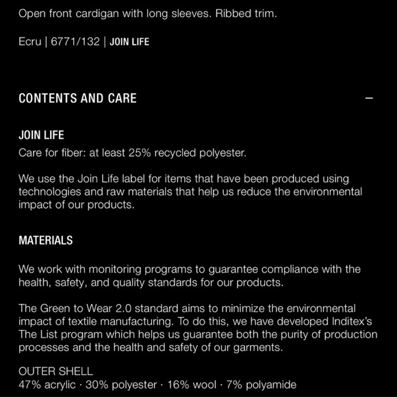 ZARA PURL KNIT CARDIGAN | SIZE : S | NWT - Picture 9 of 9